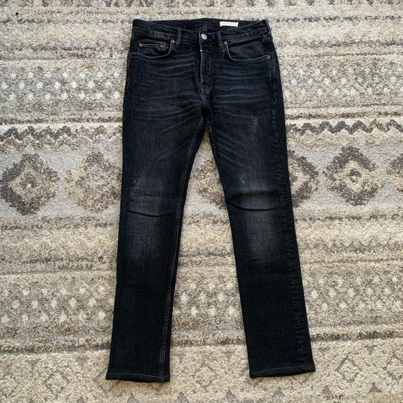 All Saints Other - All Saints Black Distressed Cigarette Jeans 32x29